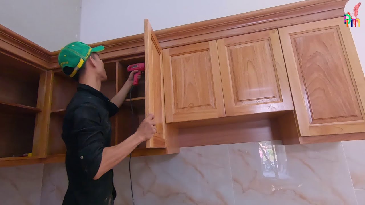 Mẫu Tủ Bếp Đẹp Được Ưa Chuộng Nhất Hiện Nay-Qúa Trình Lắp Rắp Bếp Tại Công Trình //Thợ Mộc Chia sẽ