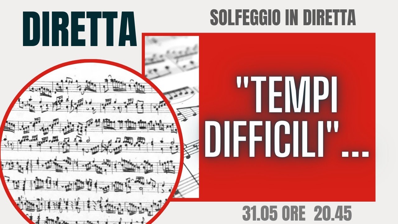 Solfeggiamo i Tempi Difficili
