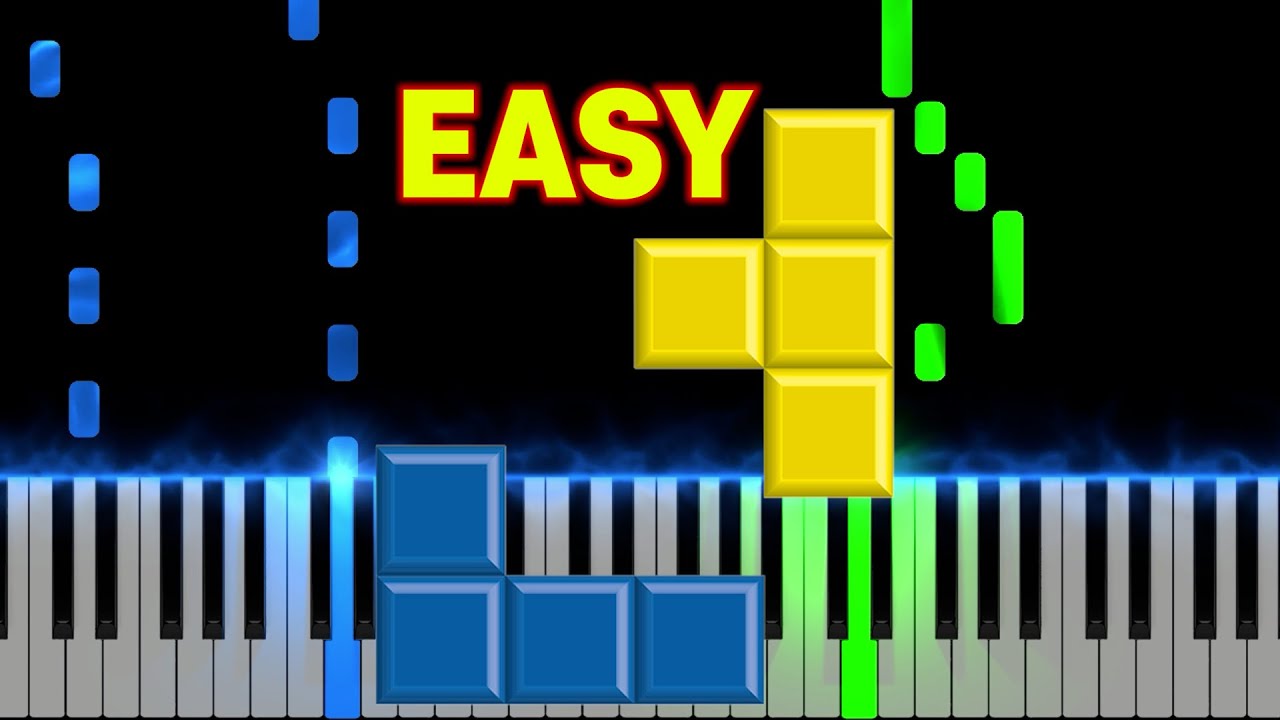 Tetris Theme - Korobeiniki | EASY Piano Tutorial
