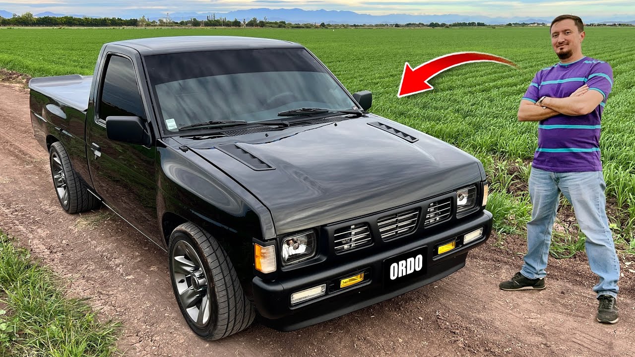 PINTURA TERMINADA como ESPEJO en PICKUP D21 La CHANATA
