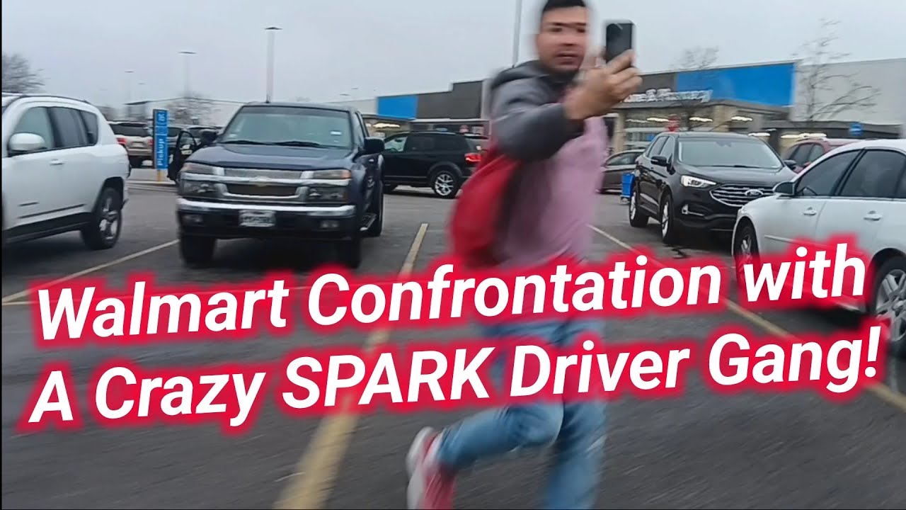 CHASED For Filming WALMART Delivery GANG - Walmart SPARK Driver TEXAS