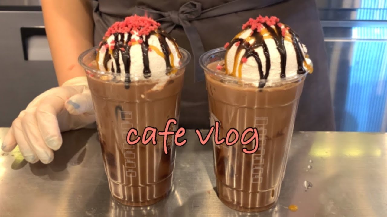 Eng)카페알바 브이로그||카페 브이로그||cafe vlog korea||알바 브이로그||카페사장 브이로그||음료제조영상|