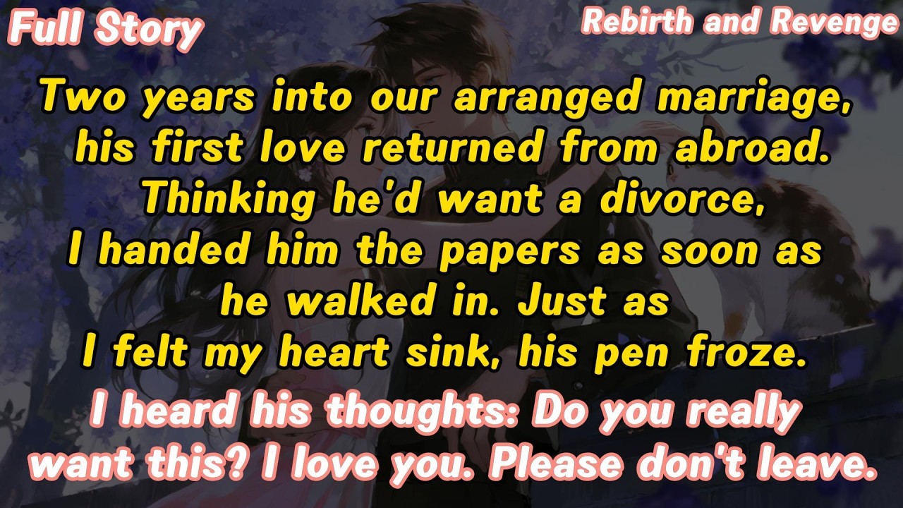 First love returns💔Divorce papers📄Him on the outside: calmHim inside:“Don’t leave me” 💥