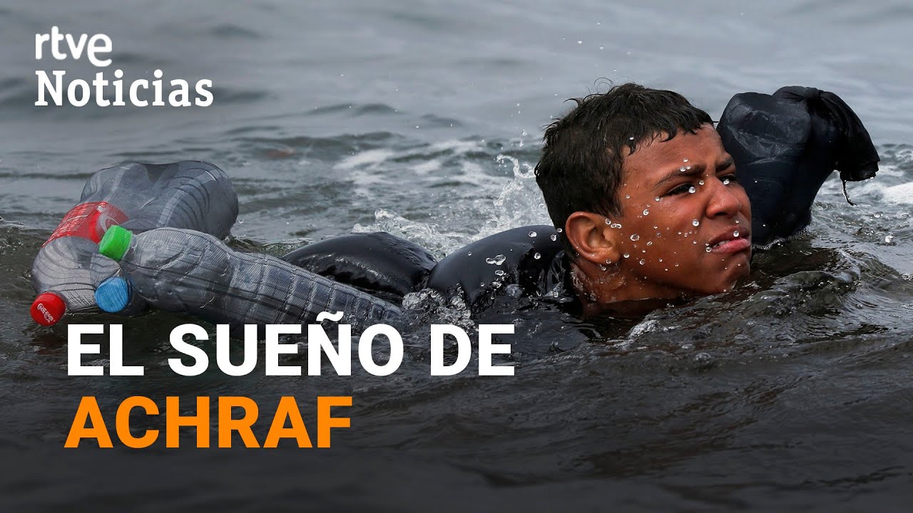 ACHRAF, el menor que entró a CEUTA con un FLOTADOR: 