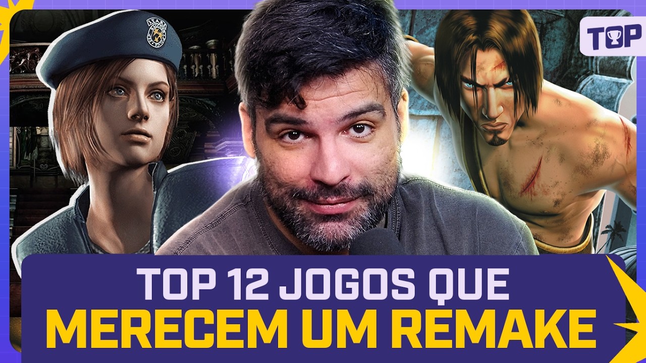 TOP 12 JOGOS QUE MERECEM REMAKE! (TOP ALGUMA COISA) #03 #flowgames