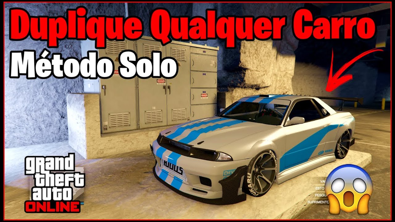 NOVO GLITCH DE DUPLICAR CARROS SOLO NO GTA 5 ONINE, PLACAS LIMPAS