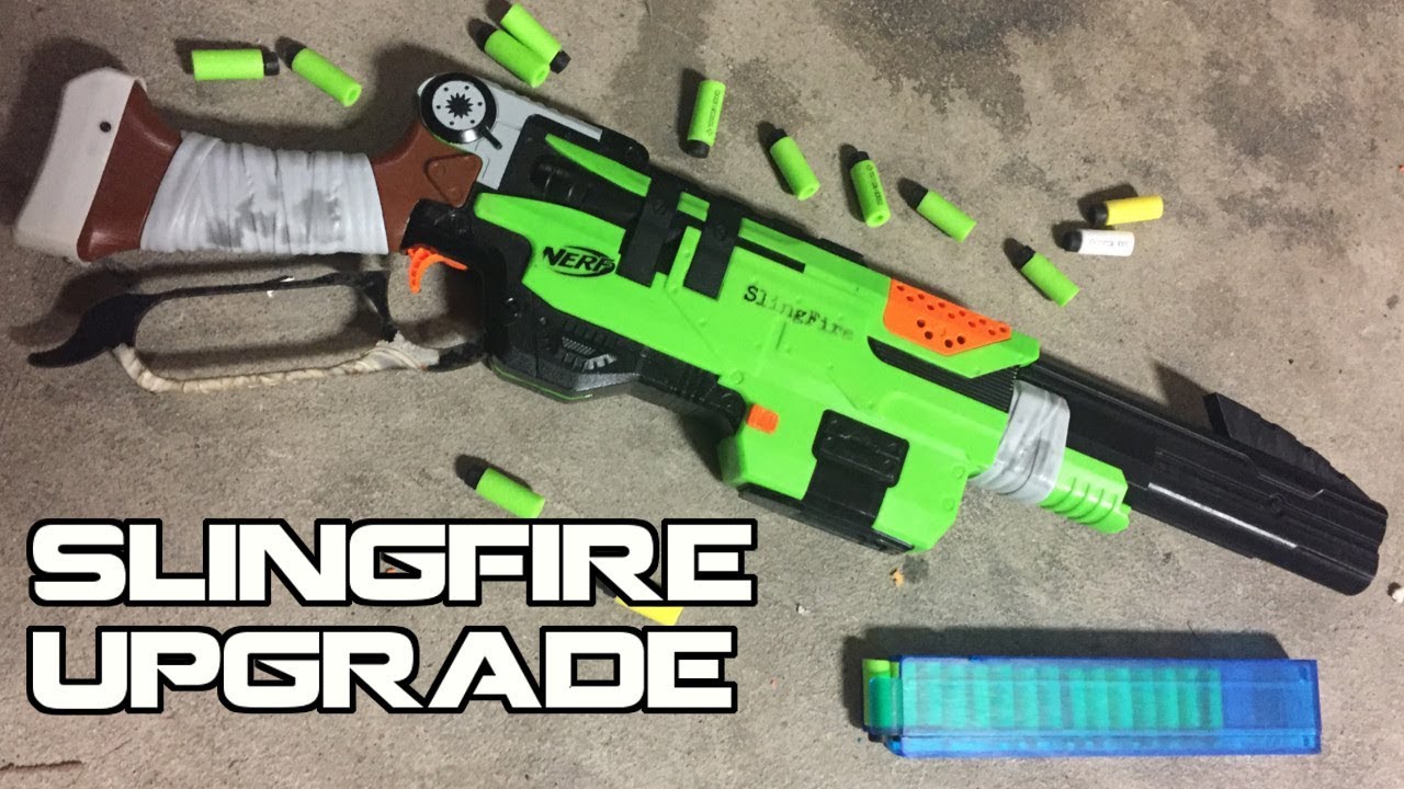 NERF Slingfire Upgrades! Worker Short-dart Breech & Barrel Review | Walcom S7