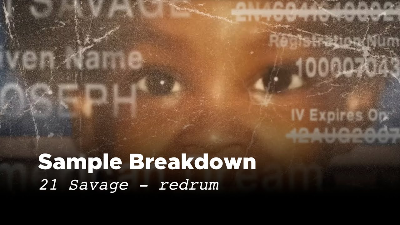 Sample Breakdown: redrum - 21 Savage