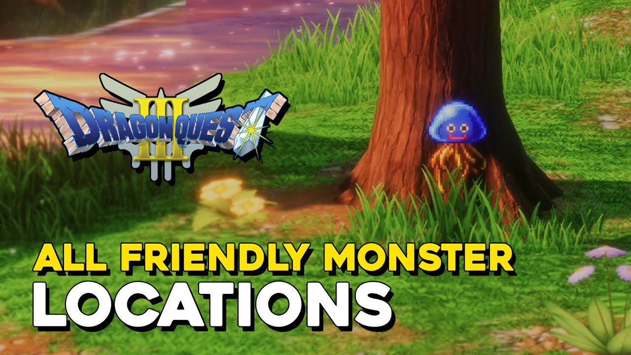 Dragon Quest 3 HD-2D Remake All Friendly Monster Locations (Monster Monitor Trophy Guide)