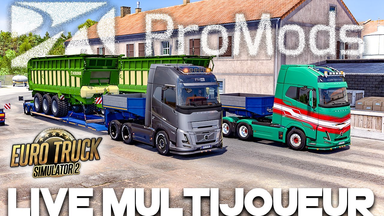 🔴 [LIVE ETS2] CONVOI EN MULTIJOUEUR CE SOIR !!! Avec Romagri !