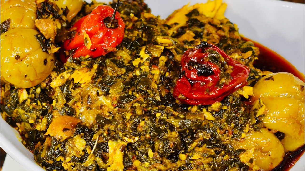 Sauce feuilles d’épinards (saka-saka )