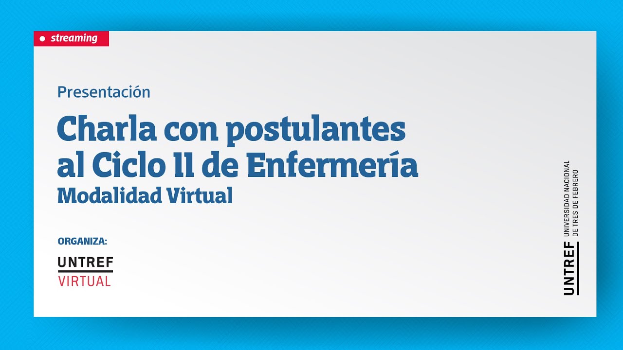 Charla abierta a estudiantes Untref Virtual