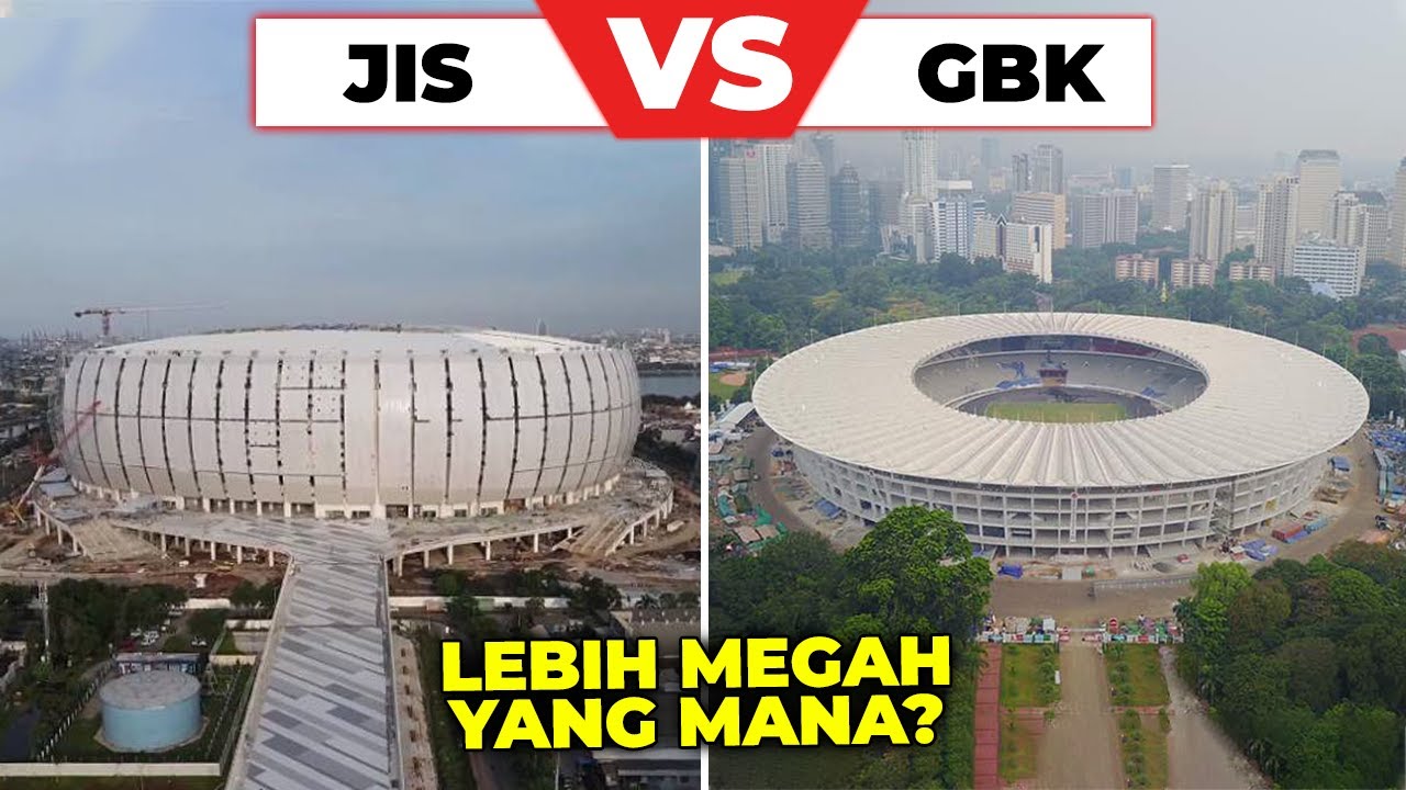 GBK KALAH JAUH? Inilah Perbadingan Jakarta International Stadium (JIS) Vs (GBK) Gelora Bung Karno