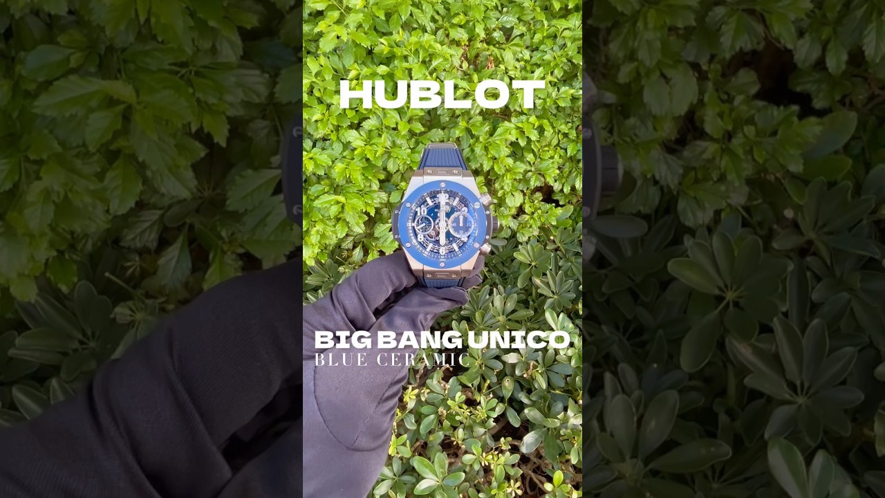 Hublot big bang unico titanium blue ceramic 42mm