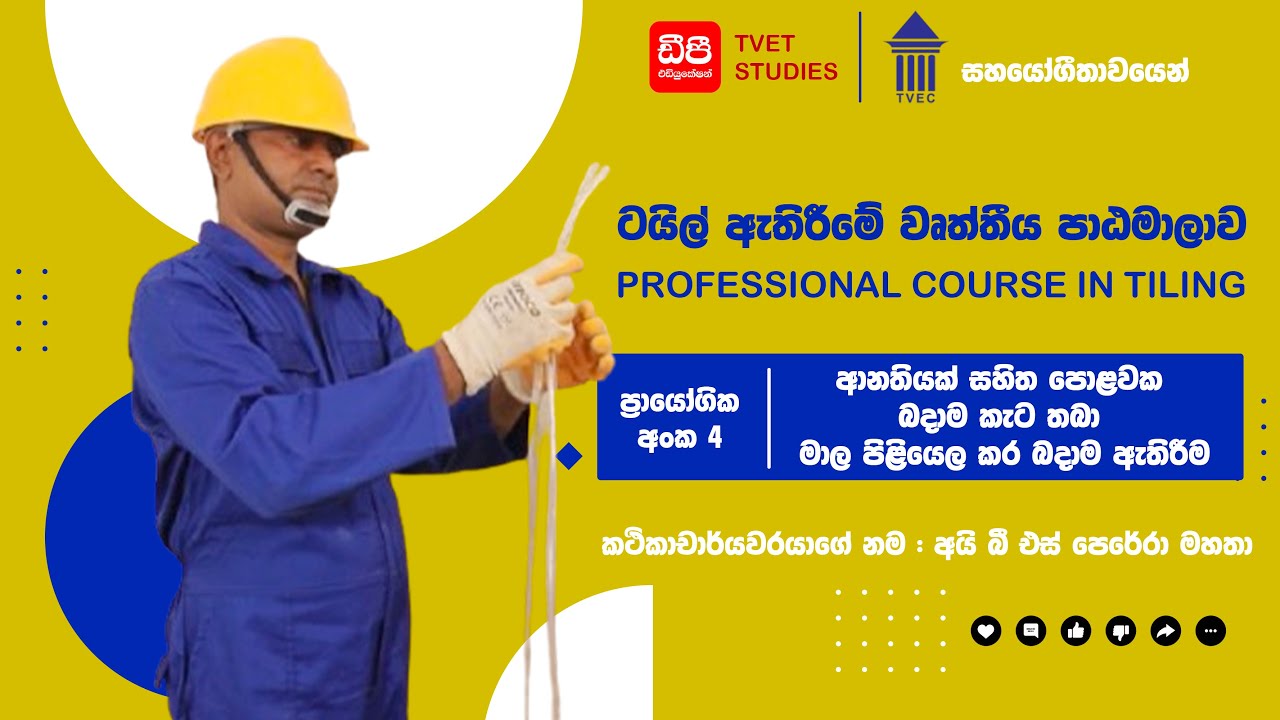 DP Floor Tile ප්‍රායෝගික ක්‍රියාකාරකම් 04