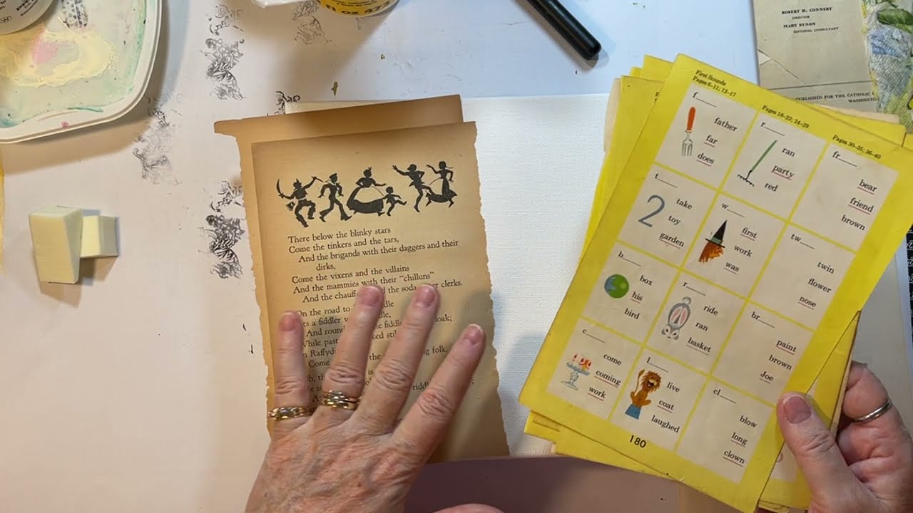 Mixed Media Monday! - Canvas work with stencils from PMArtistStudio!