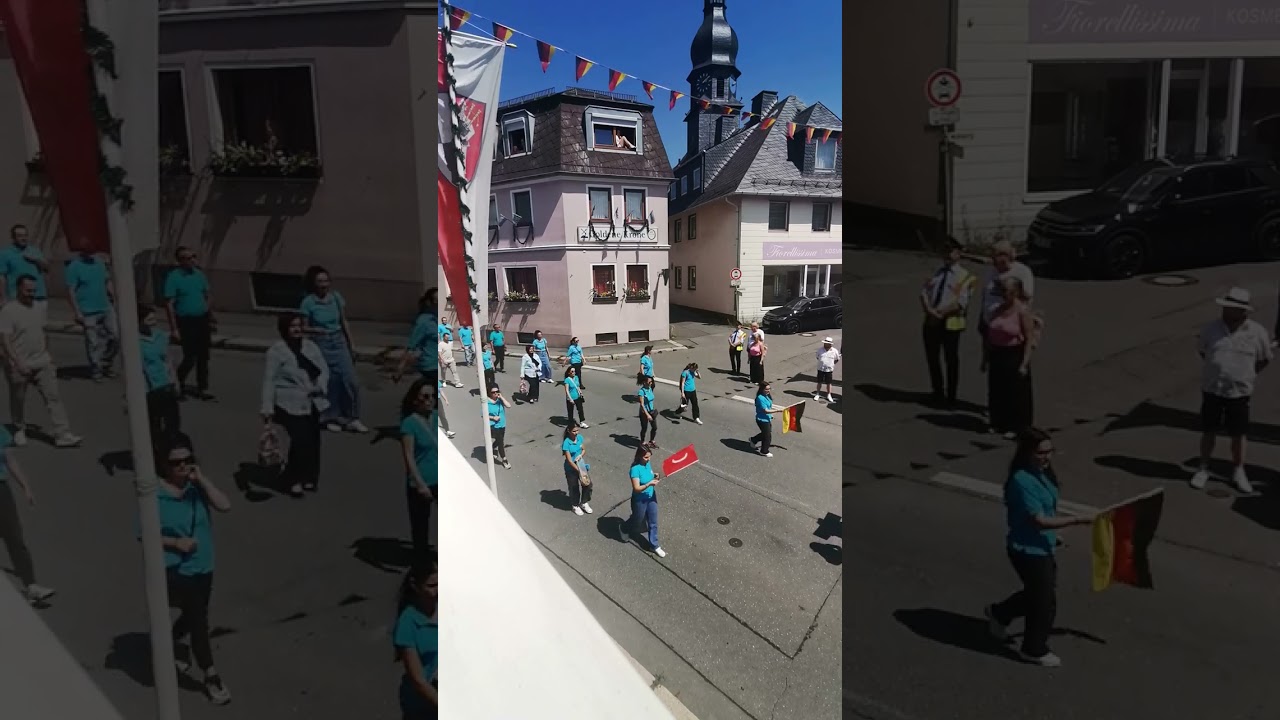 Umzug der Vereine zum Selbitzer Wiesenfest 2024