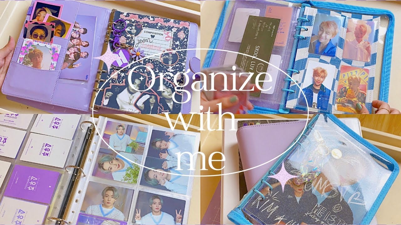 my photocard binders 💜 organize with ME + things and decors i used ep. 2