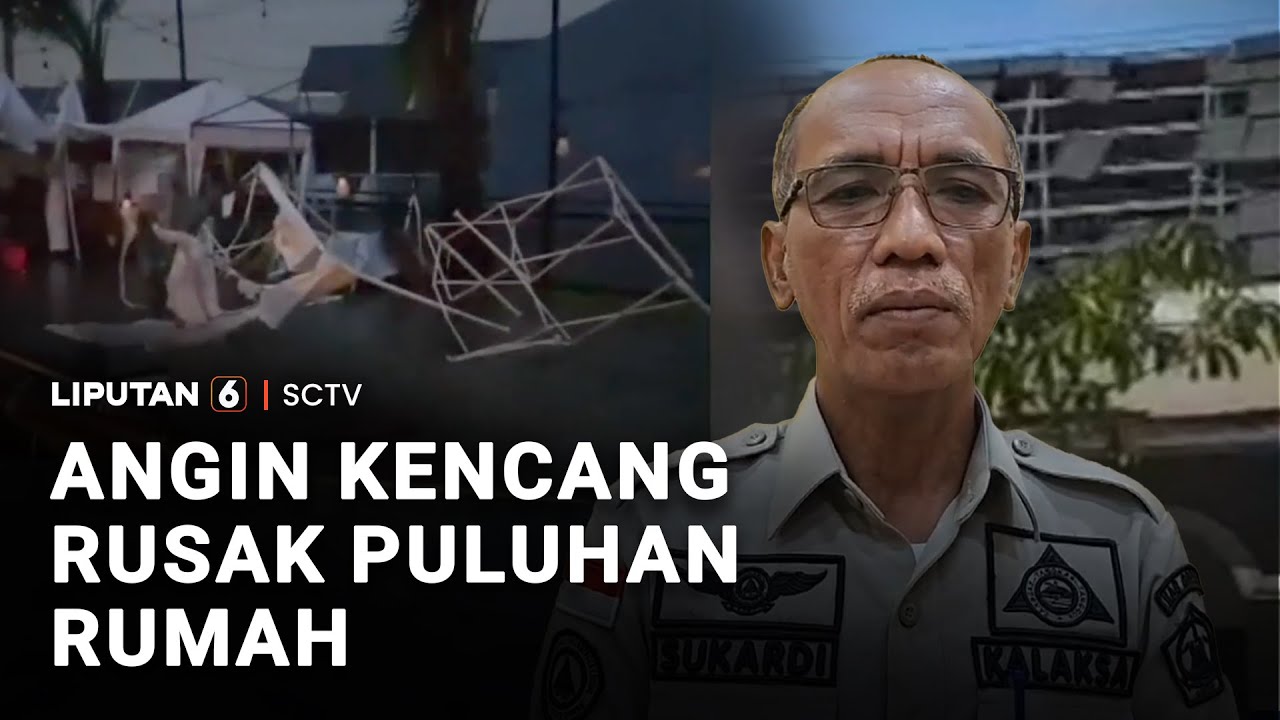 Angin Kencang Rusak Puluhan Rumah | Liputan 6