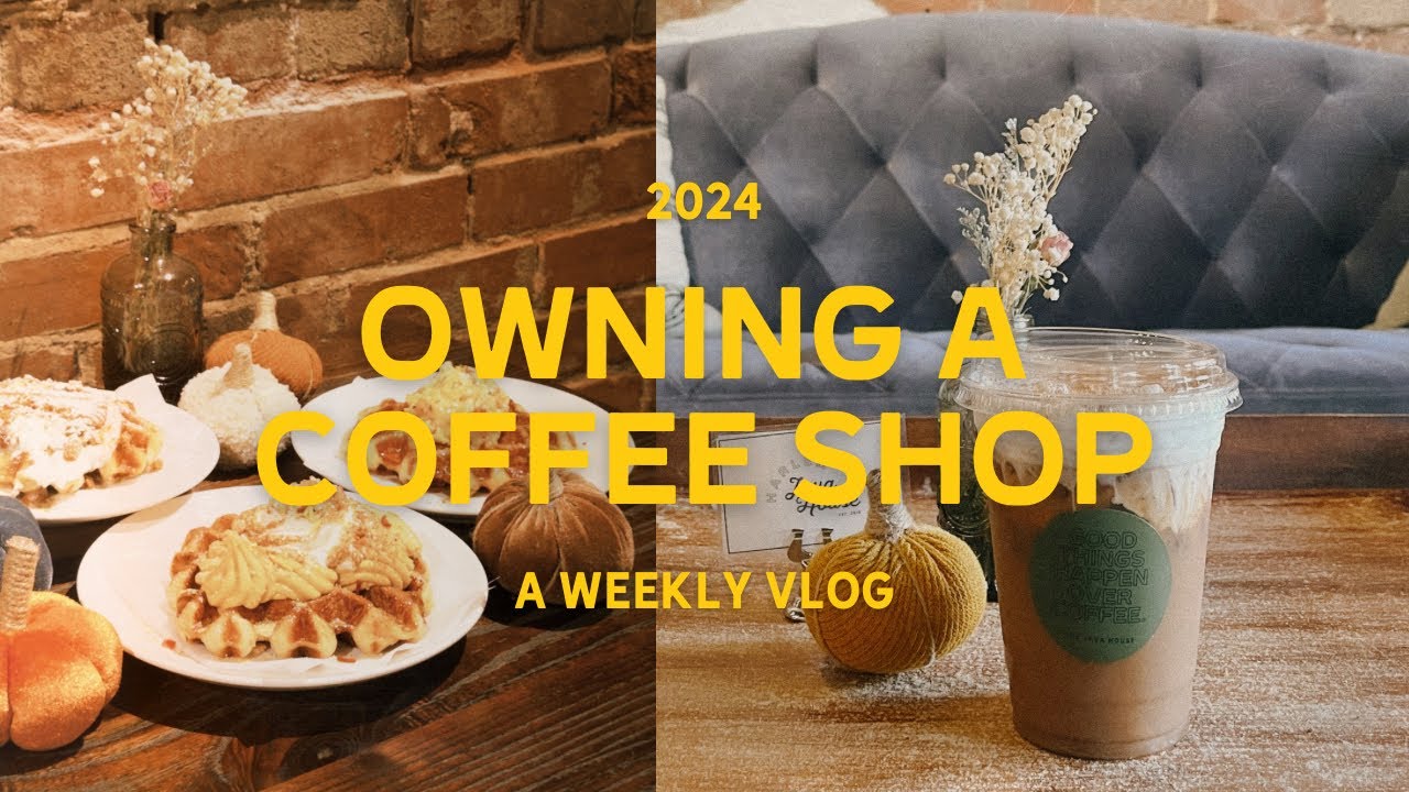 ☕️ A Day in the Life of a Cafe Owner: Staff Highlights & Fall Drink Recipes | Owning A Cafe Series