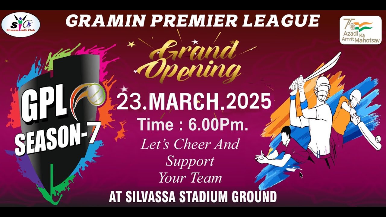 GPL SEASON 7 ORGANISED BY SILVASSA YOUTH CLUB  || SEASON 7 || NIGHT 6
