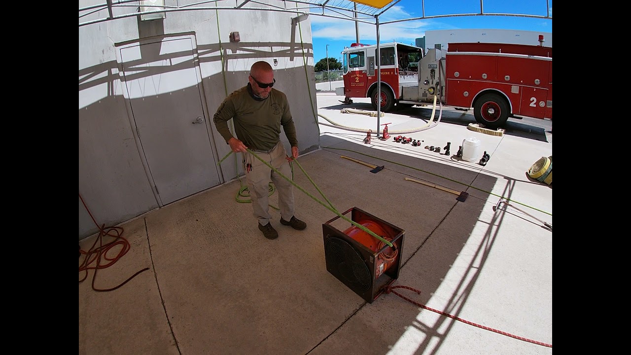 Knots  Vent fan for hoisting bowline