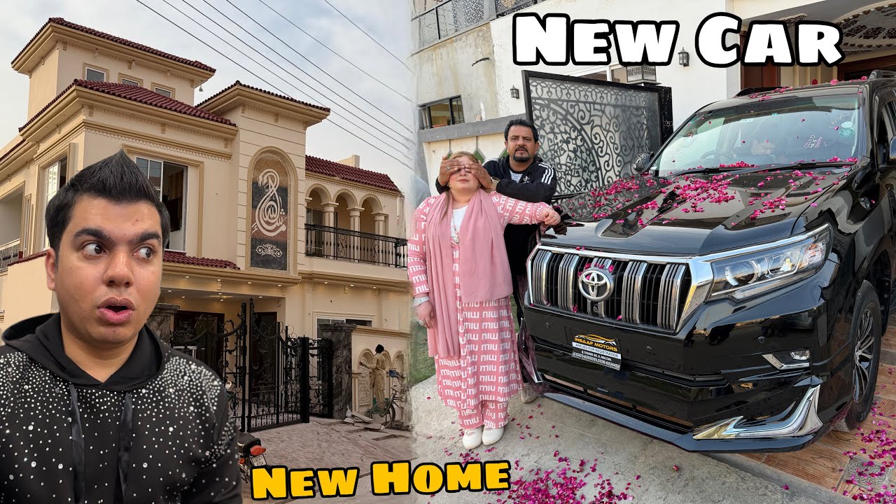 New Car Ka Family Ko Surprise Dea 😍 New Ghr Ko Colour Ho Gea 🏠