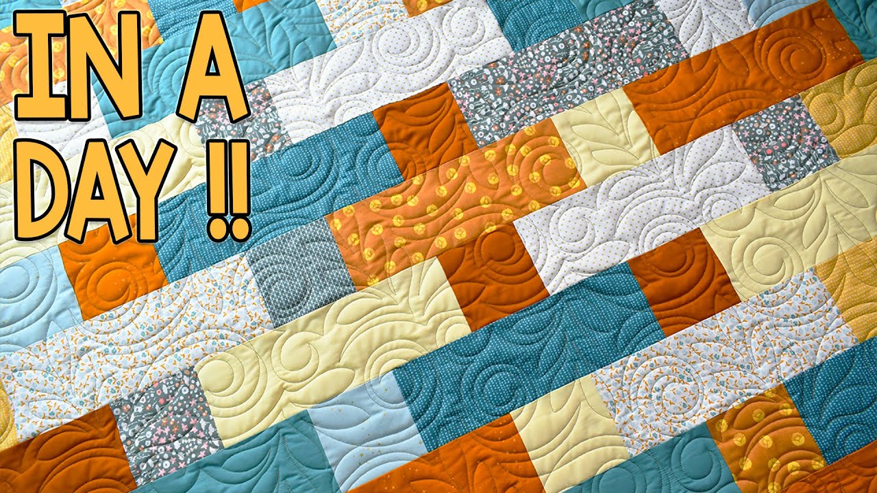 Stackabond | Выкройка лоскутного одеяла Fat Quarter | За день | Быстро и просто