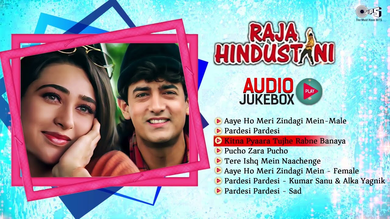 Raja Hindustani Movie All Songs | Aamir Khan, Karisma Kapoor | 90's Bollywood Hindi Songs
