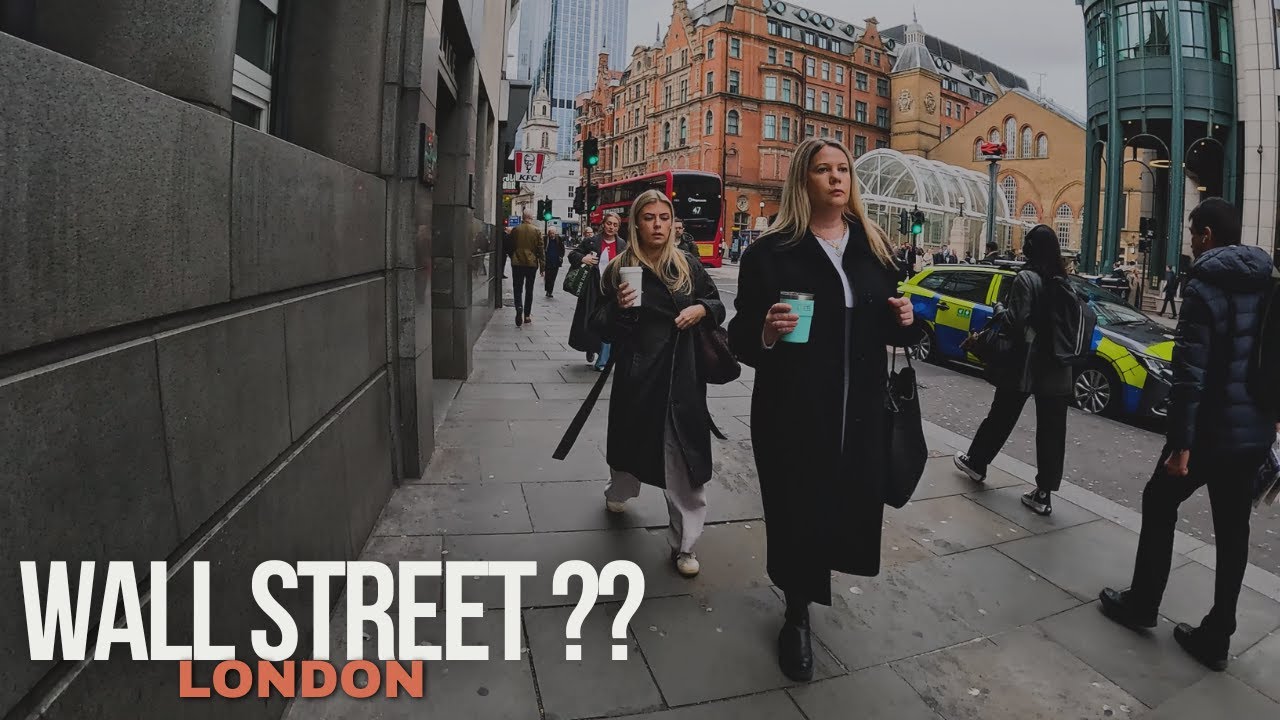 London Liverpool Street to London Bridge in the Morning Rush-Hour 🇬🇧 | Feels Like Wall Street!