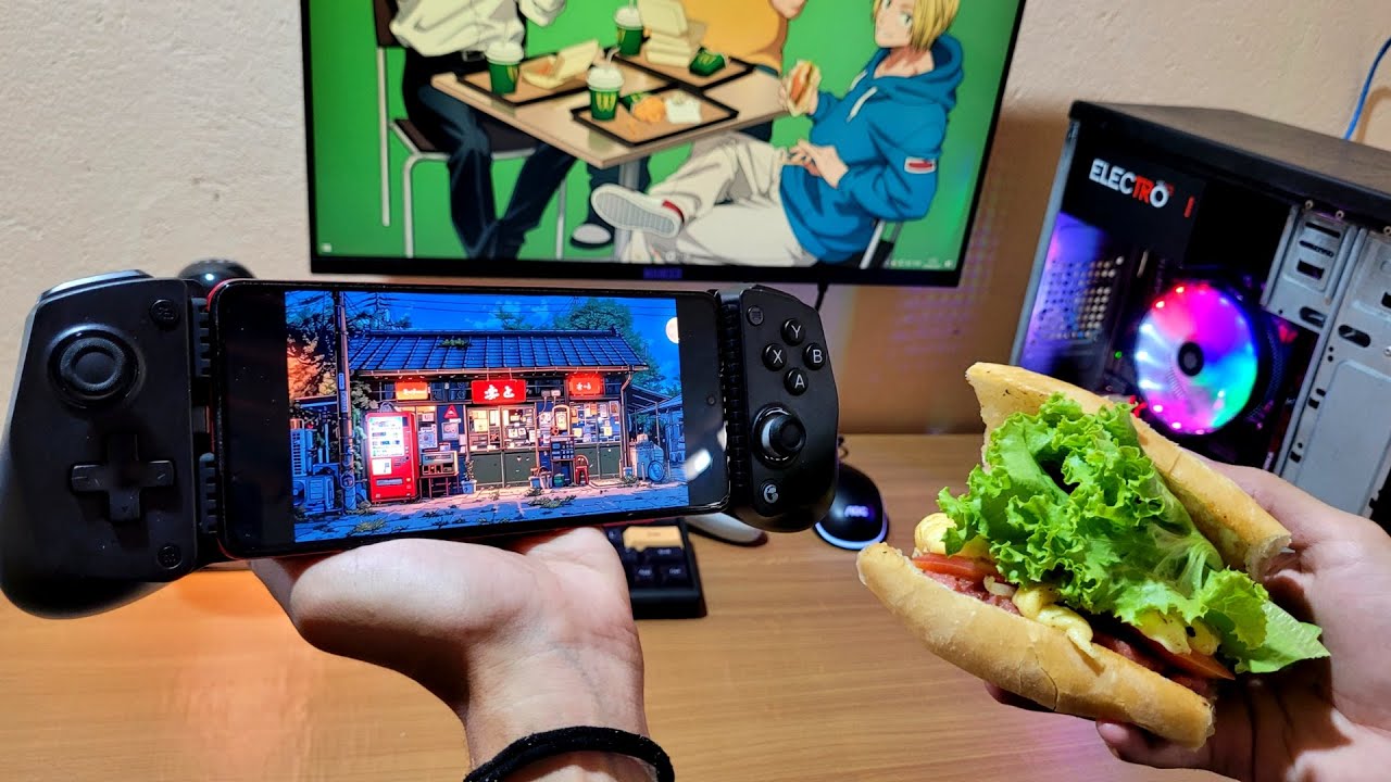 Rotina de um gamer no interior