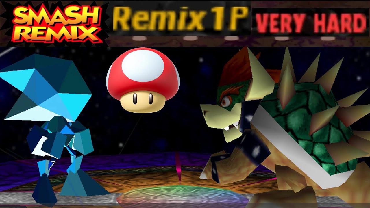 Smash Remix - Classic Mode Remix 1P Gameplay with Giant Polygon Sonic