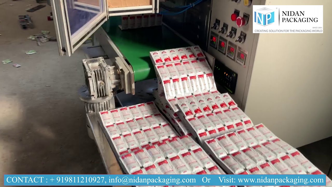 6 Track Tomato Ketchup 8 gram - Pouch Packing Machine - Multi-track NPMT600L  - Nidan Packaging