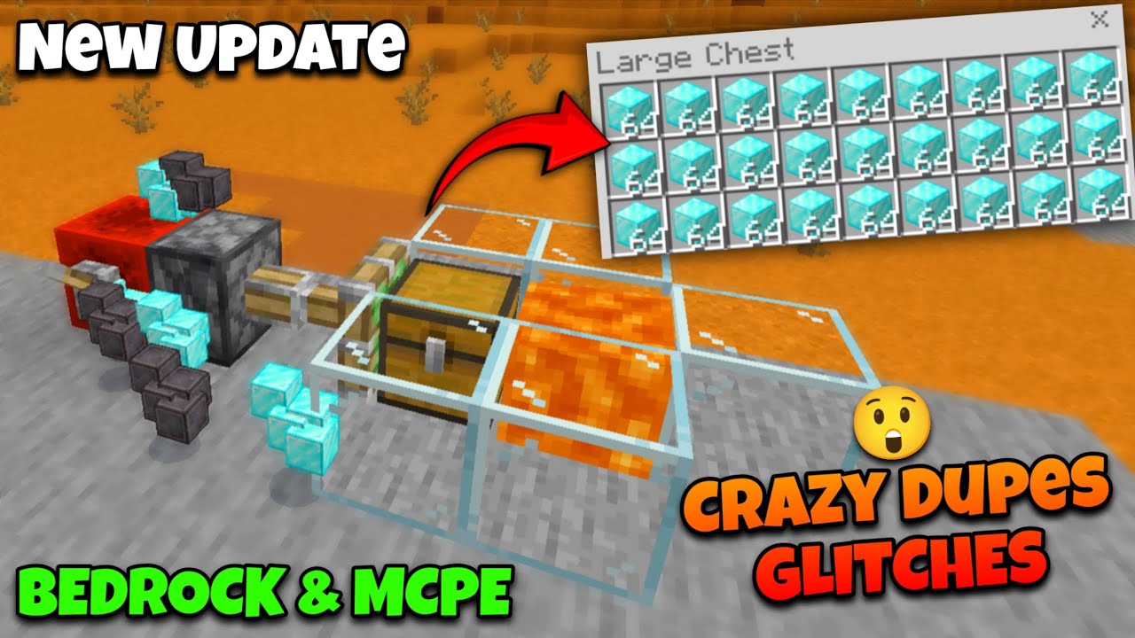 New Update Duplication Glitch in Minecraft 1.22 Bedrock & Pocket Edition!
