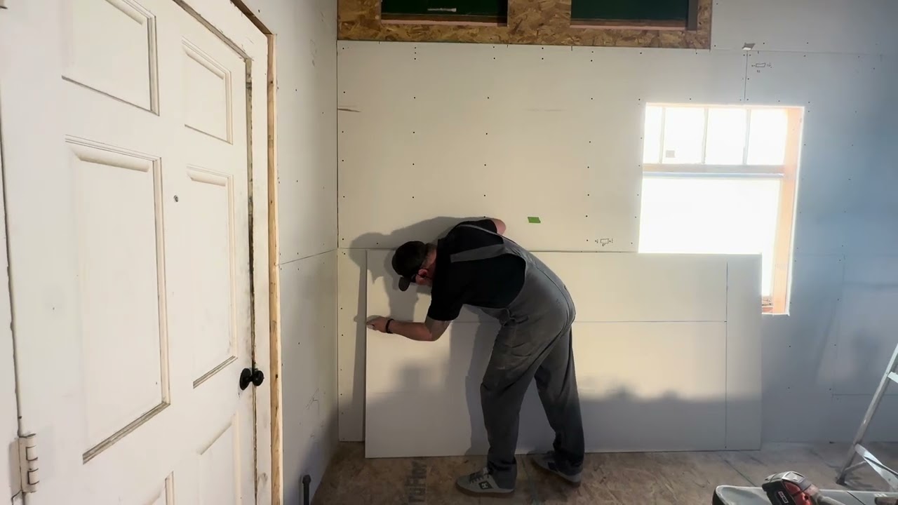 How to cut and install sheet rock / drywall