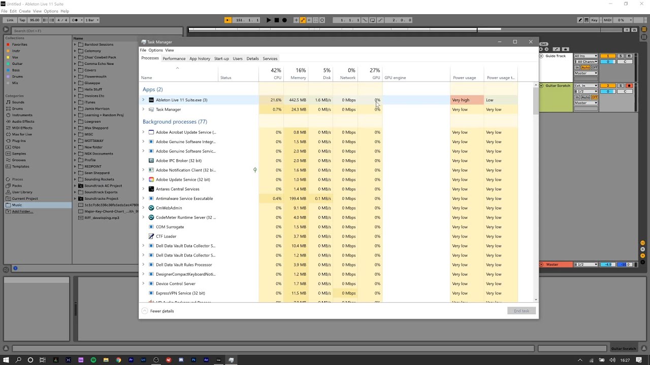 Ableton Live 10/11 High Gpu Usage Fix