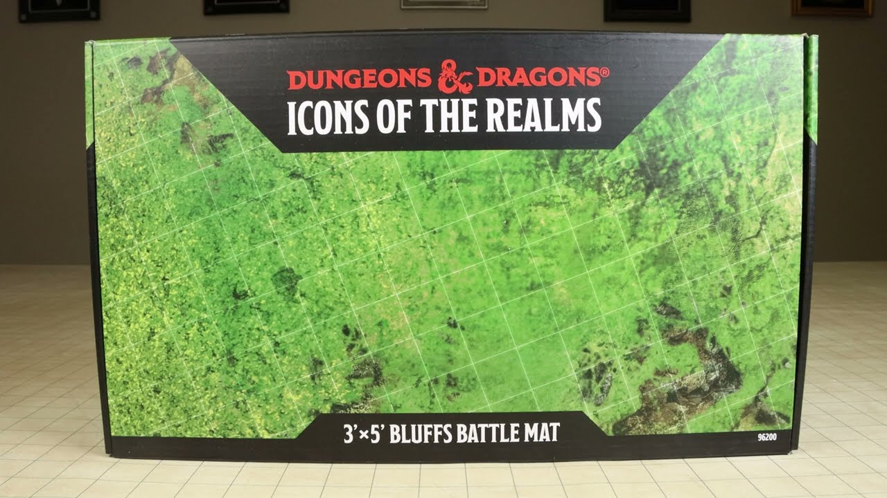 D&D Battle Mats Miniatures Accessory by WizKids, A Quick Review (Sky, Bluffs, Desert)