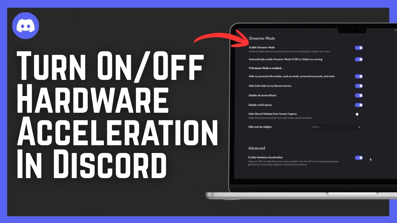 How To Turn On/Off Hardware Acceleration In Discord 2026