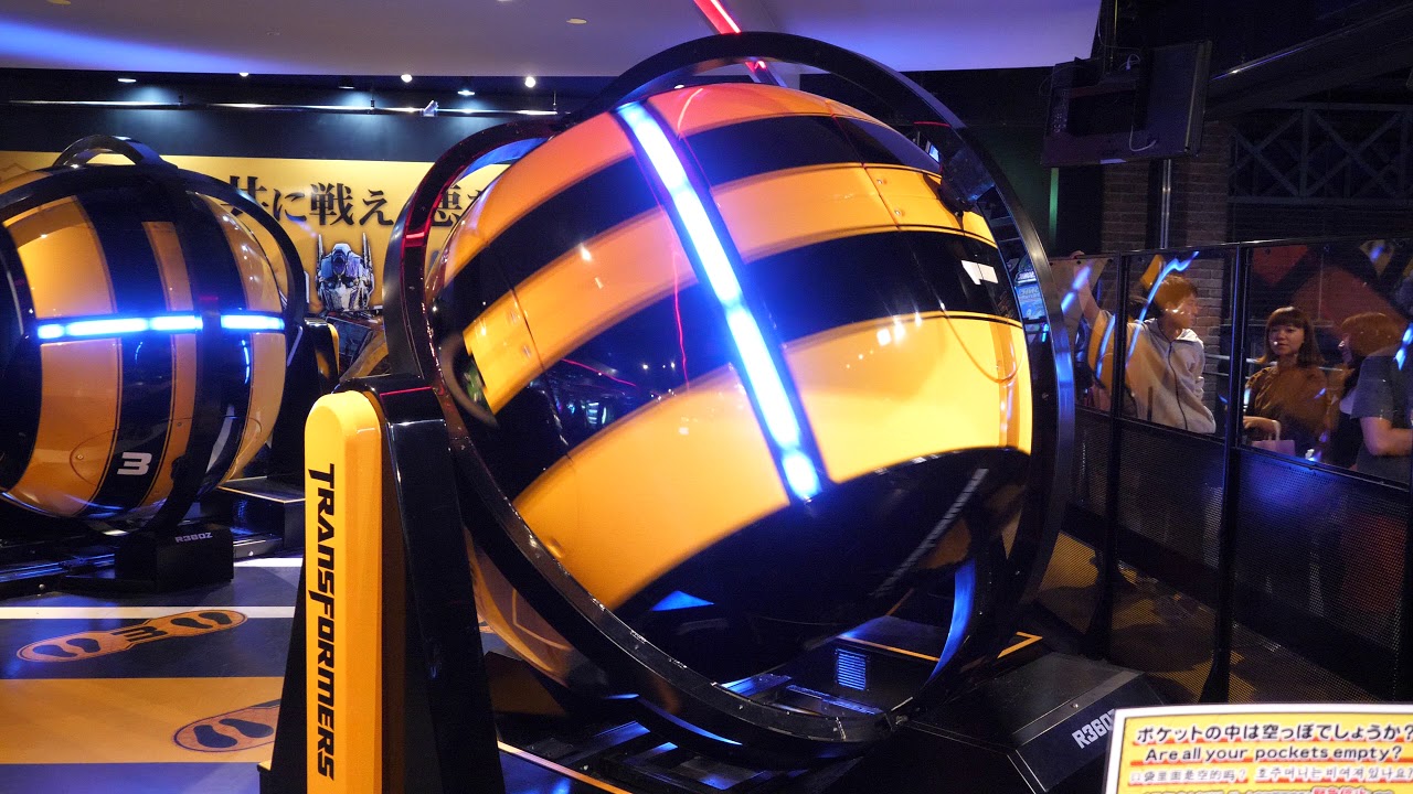 Sega's Transformers Human Alliance R360Z at Tokyo Joypolis