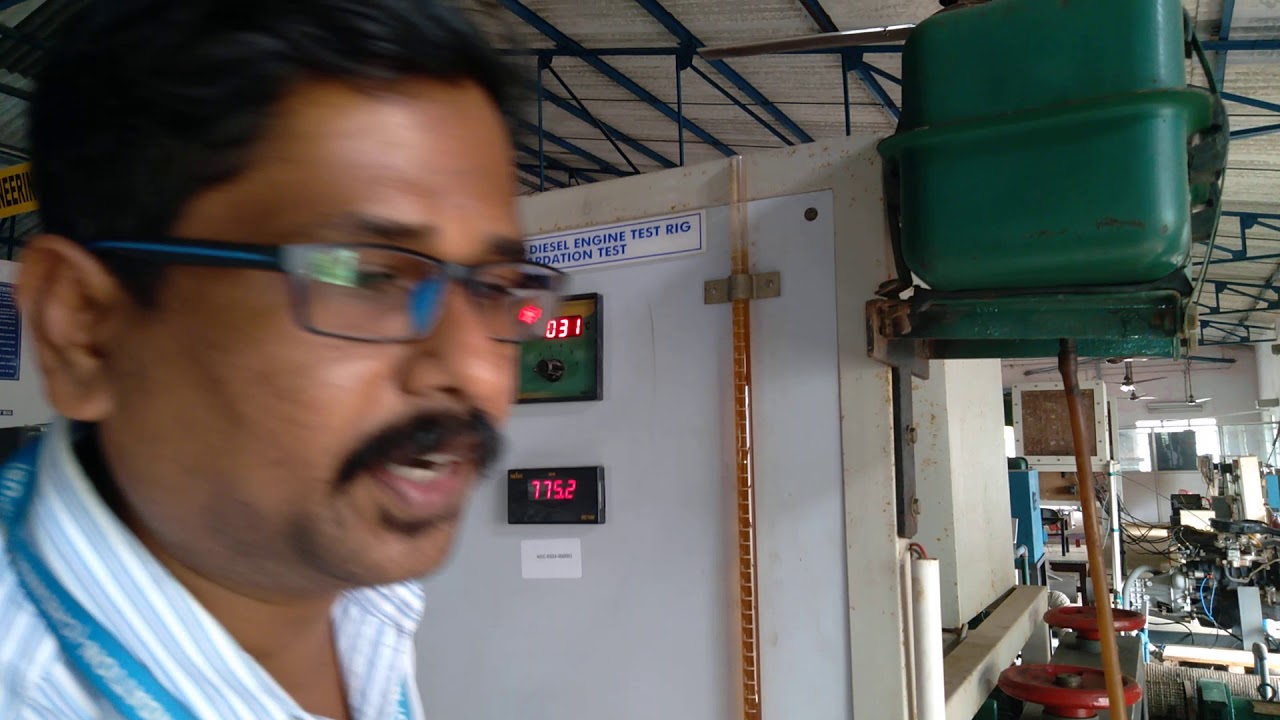 To Conduct a retardation test and to determine frictional power in a diesel engine