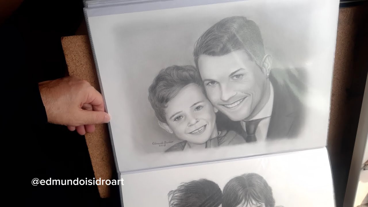 Desenhos Realistas de @edmundoisidroart 