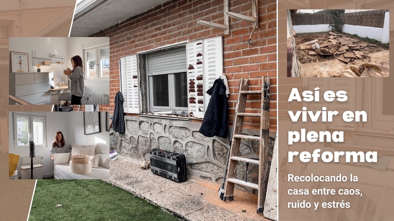 Así es VIVIR en REFORMA 😵‍💫 | Ordenando la casa entre ruido, CAOS y mucho estrés
