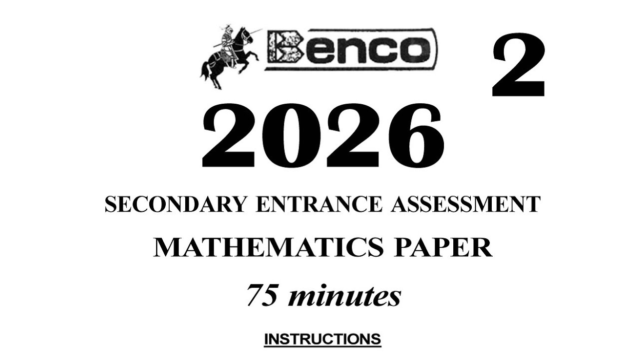 BENCO 2026 TEST 2 SECTION  1