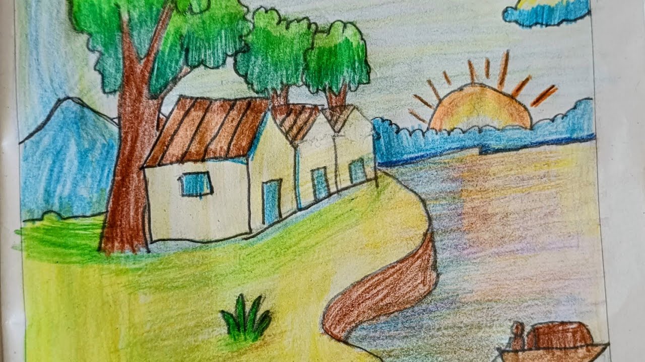 kids spl... nature drawing
