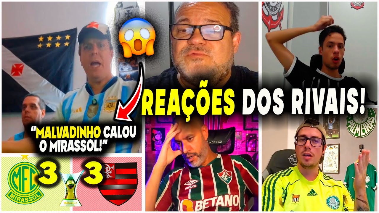 🔥🤫 SHOW DA BASE! FLAMENGO SUB-20 EMUDECEU O MIRASSOL FORA DE CASA!🔴⚫⚽