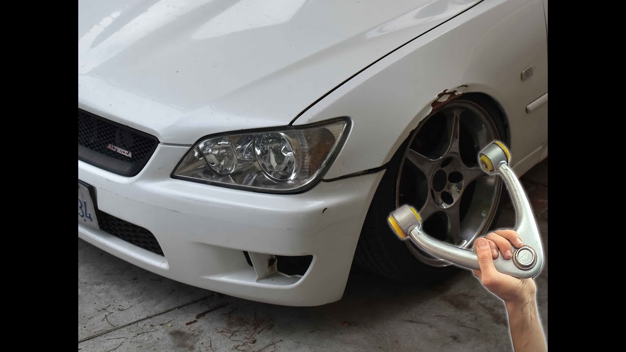 IS300 JZX Upper Control Arm Install (Channel Start)