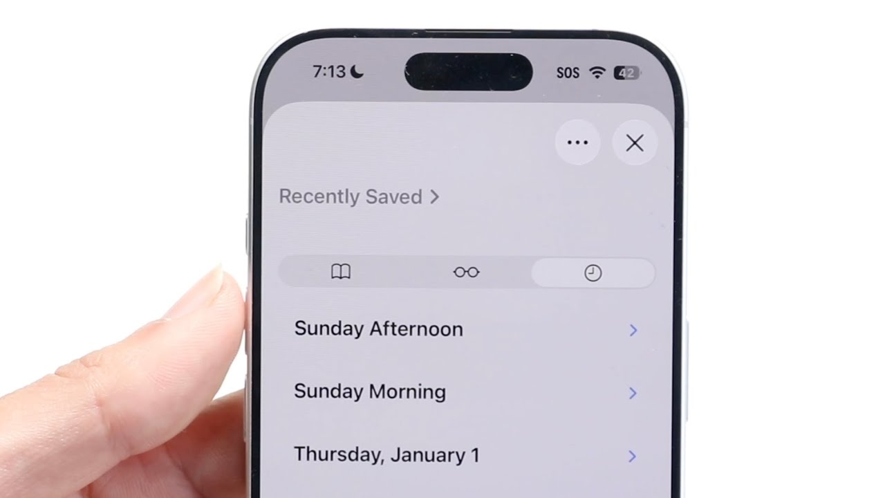 Как найти историю поиска на iPhone!