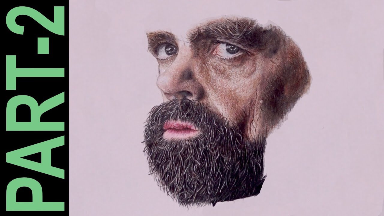 Draw Tyrion Lannister Using Colored Pencils (Realtime Part-2)