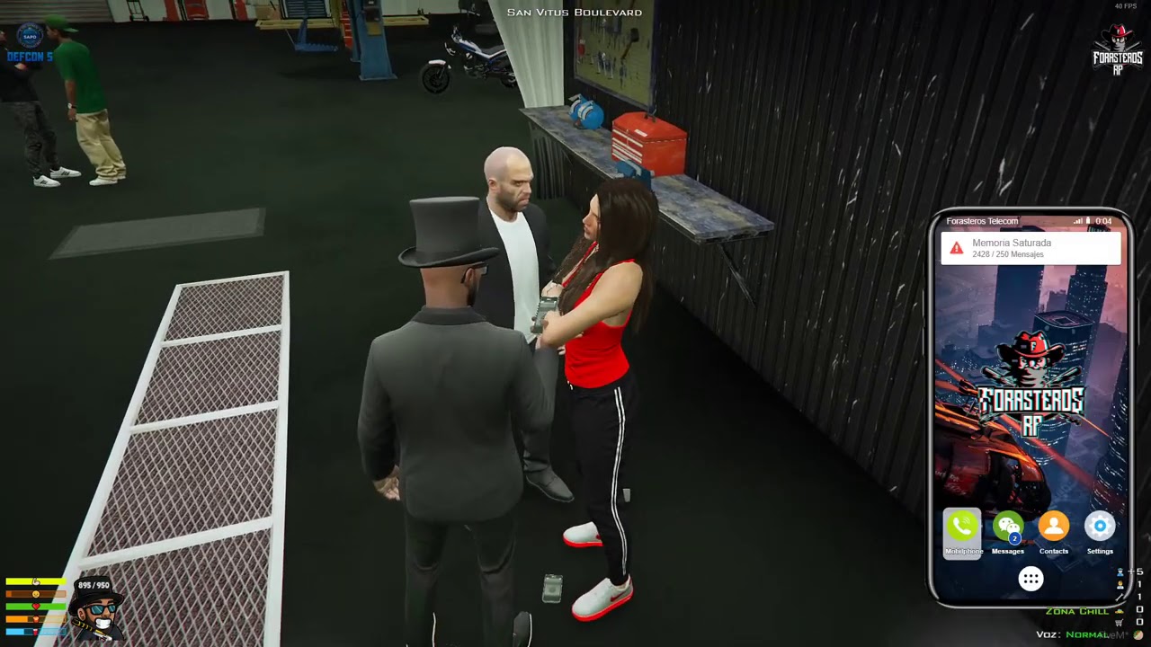 Mago PoP cotilleando con Theo [ForasterosRP]