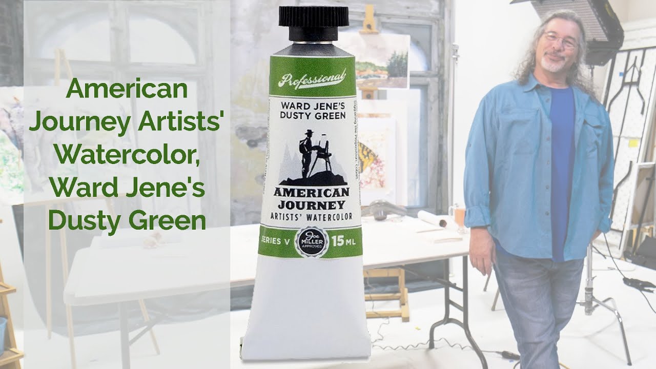Cheap Joe's 2 Minute Art Tips - American Journey Artists' Watercolor, Ward Jene's Dusty Green